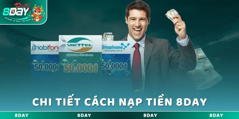 Hướng dẫn nạp tiền 8DAY