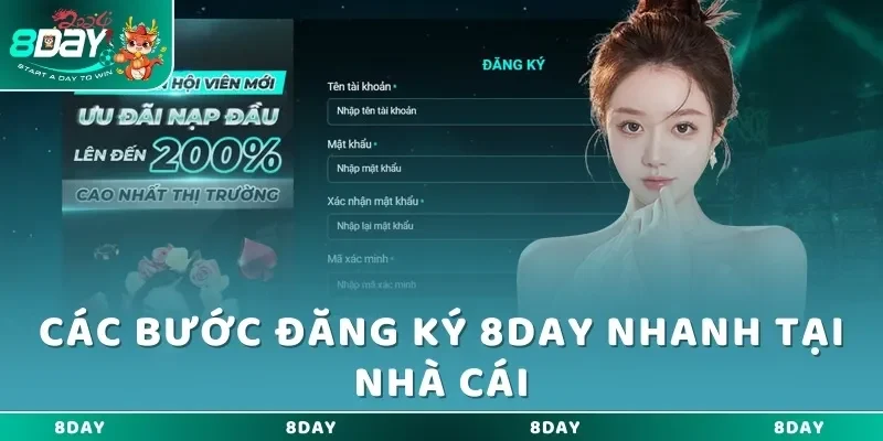 Hướng dẫn cách đăng ký 8DAY 